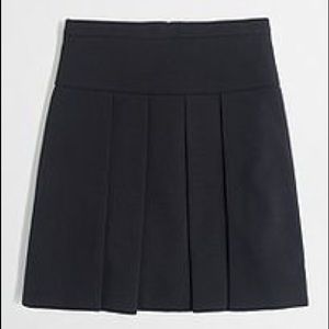 JCrew Factory Crepe Box Pleated Skirt